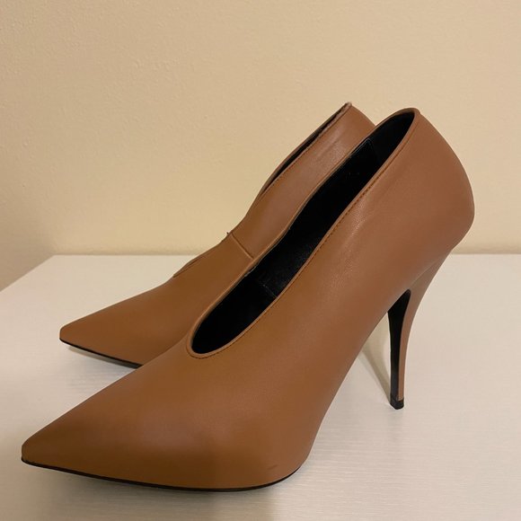 Stella McCartney Tan Narrow Nose Pumps, Excellent Condition - Picture 2 of 5